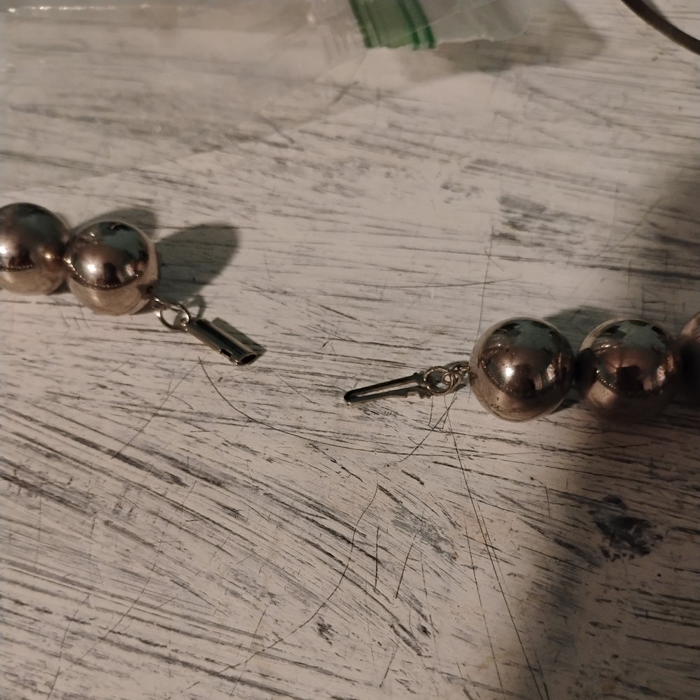 Classic Silver Bead Necklace - Picture 8 of 8